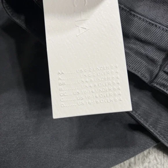 Roucha Jeans Womens Size D 16-18 Over 5'4 Dada Gray Pleated Ankle New - Picture 13 of 16